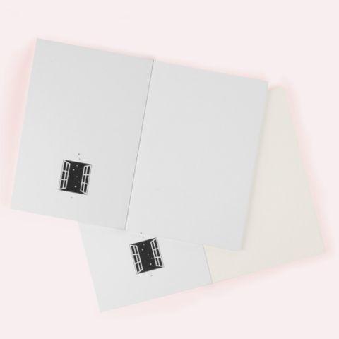 Colorverse Nebula Tomoe River Notebook - White - Pure Pens