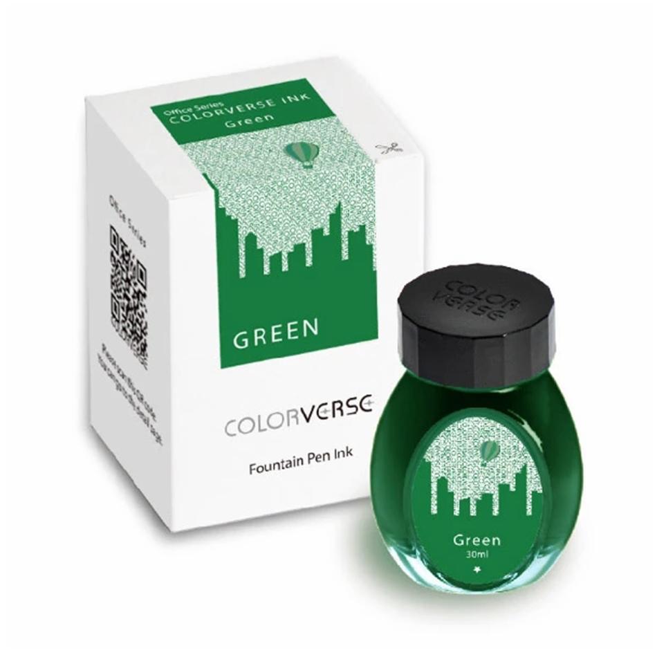 Colorverse Office Series Ink - Green - Pure Pens