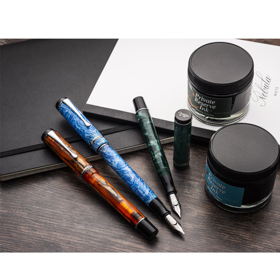 Conklin Duragraph Fountain Pen Ice Blue - Pure Pens