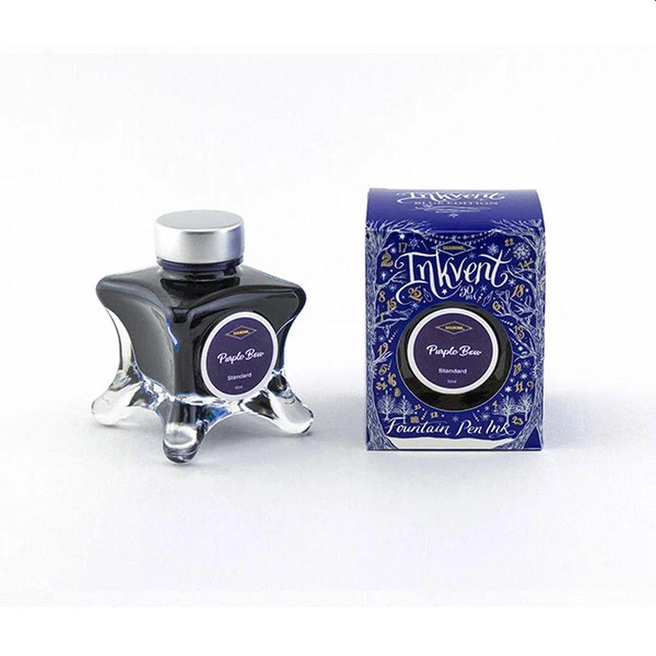 Diamine Inkvent Blue Edition Ink - Purple Bow - Pure Pens
