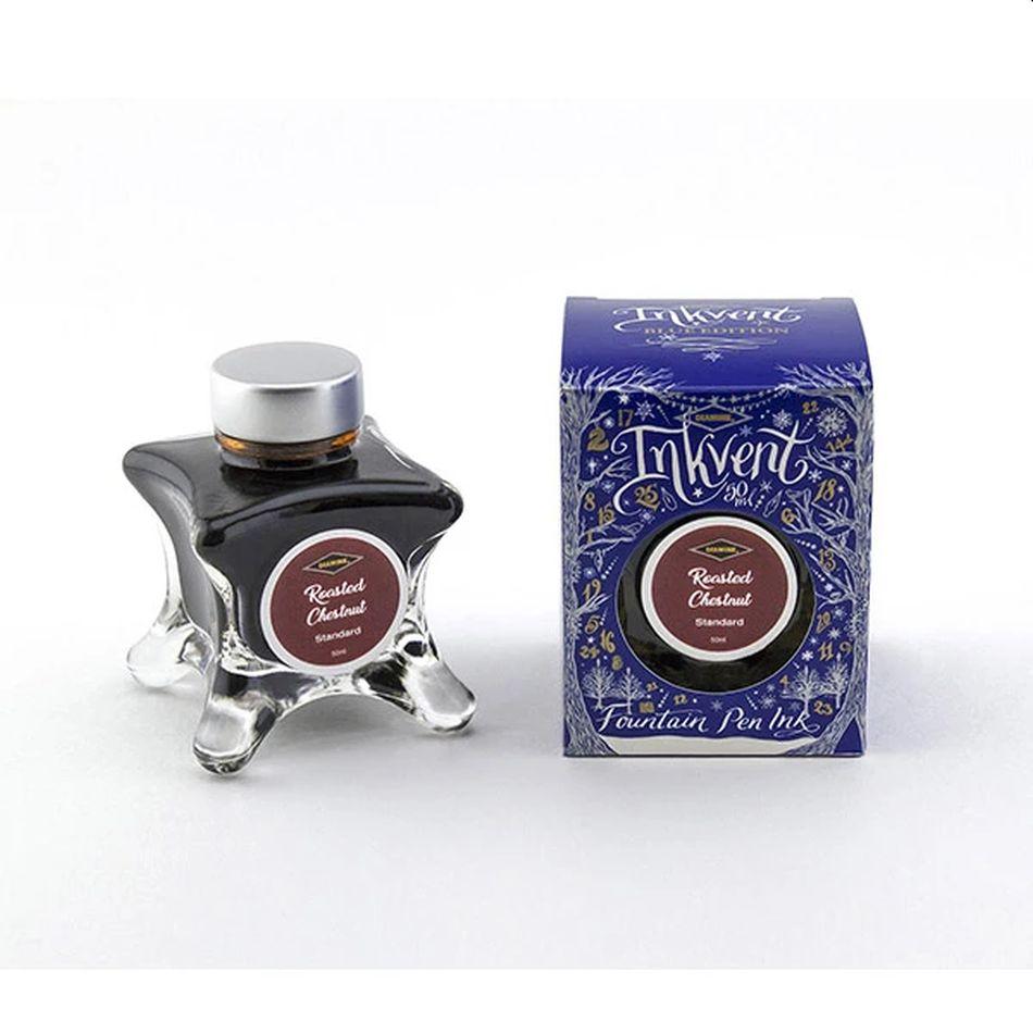 Diamine Inkvent Blue Edition Ink - Roasted Chestnut - Pure Pens