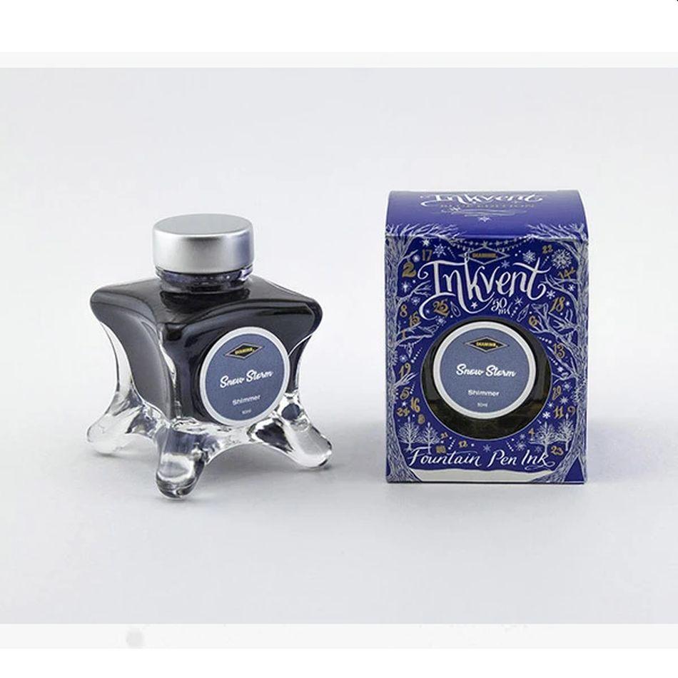 Diamine Inkvent Blue Edition Ink - Snow Storm - Pure Pens