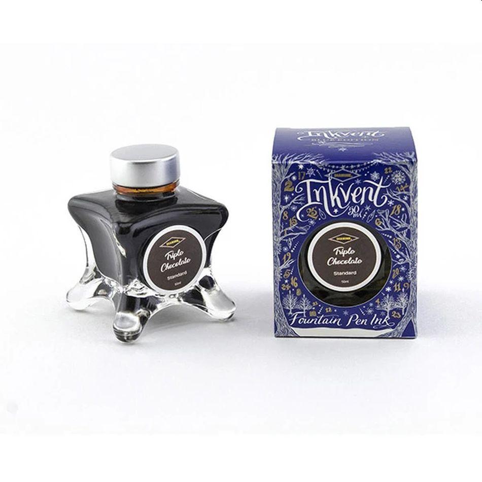 Diamine Inkvent Blue Edition Ink - Triple Chocolate - Pure Pens