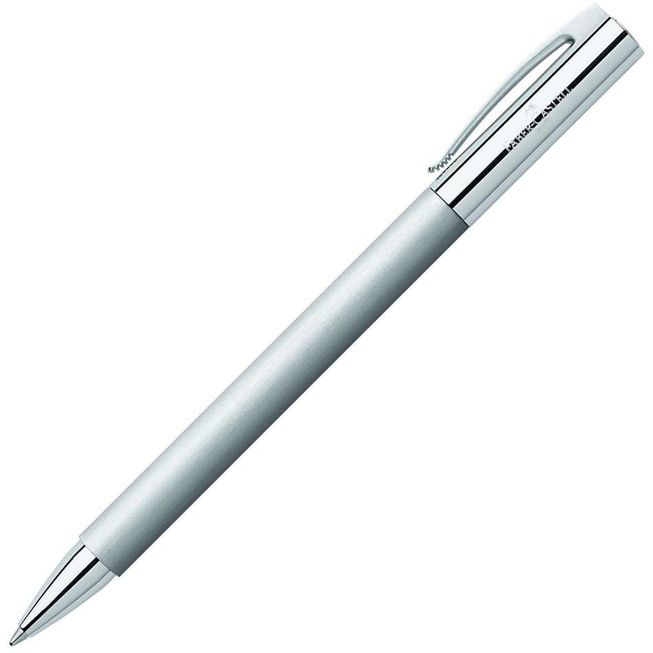 Faber-Castell Ambition Ball Pen - Stainless Steel - Pure Pens