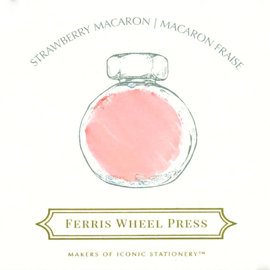 Ferris Wheel Press 38ml Ink - Strawberry Macaron - Pure Pens