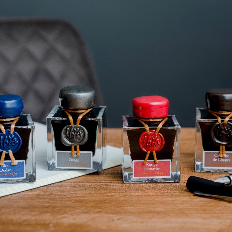 J. Herbin 1670 Fountain Pen Ink - 'Rouge Hematite' - Pure Pens