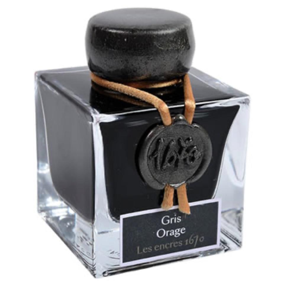 J. Herbin 1670 Fountain Pen Ink - 'Stormy Grey' - Pure Pens