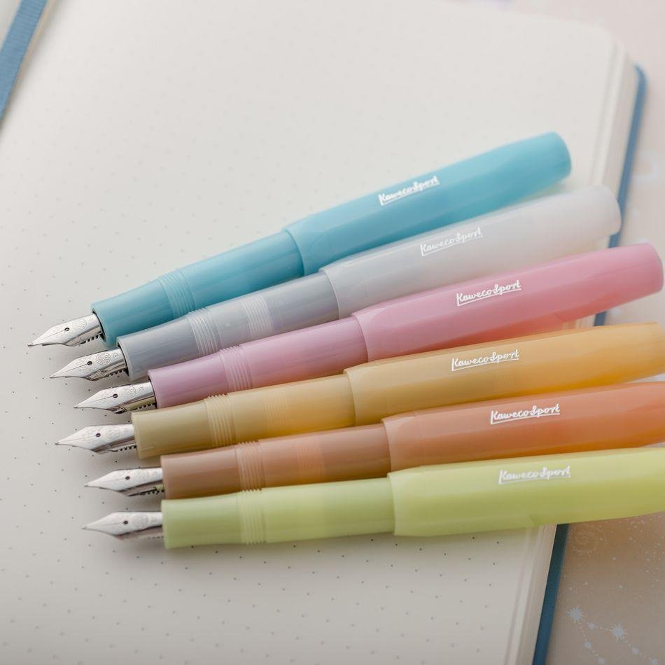 Kaweco Frosted Sport Fountain Pen - Sweet Banana - Pure Pens