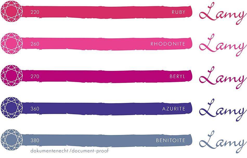 Lamy T53 Crystal Bottled Ink - Pure Pens