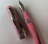 Noodler's Ahab Flex Fountain Pen - Pink Tiger - Pure Pens