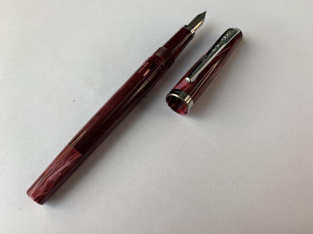 Noodler's Nib Creaper Piston Fountain Pen - Vulcan's Coral - Pure Pens