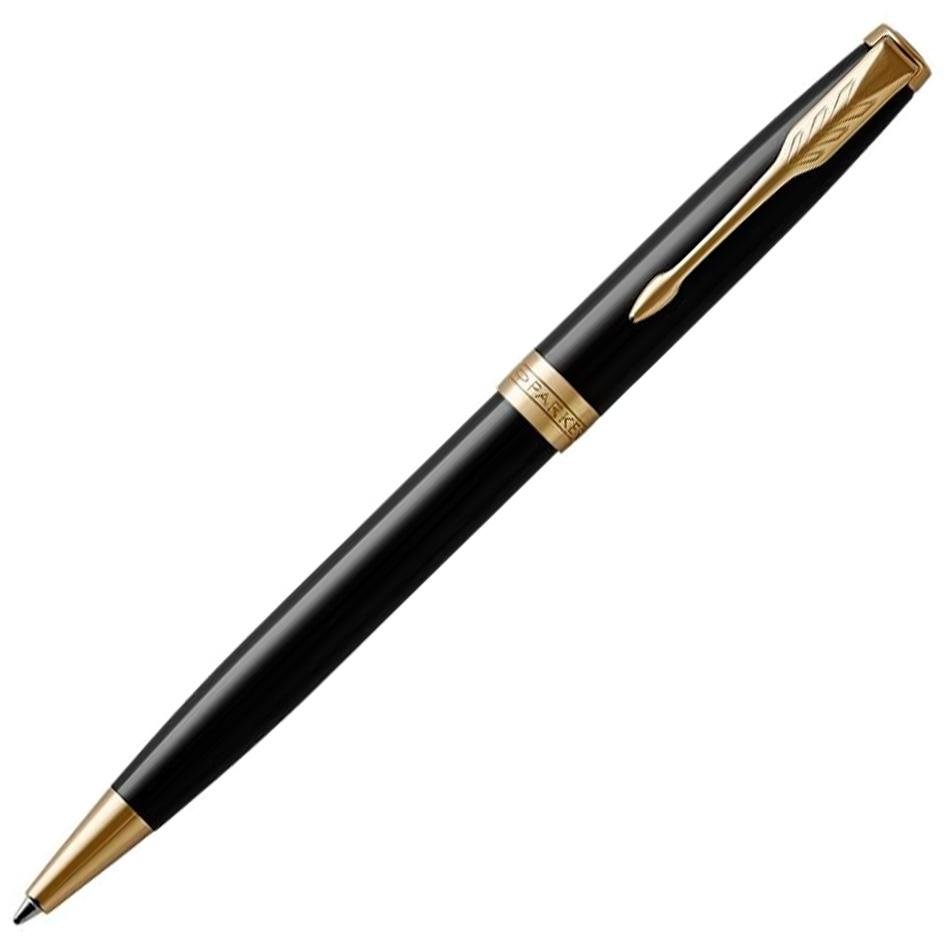 Parker Sonnet Ball Pen - Laque Black & Gold Trim - Pure Pens