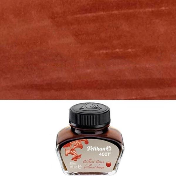 Pelikan 4001 Fountain Pen Ink - Brilliant Brown - Pure Pens