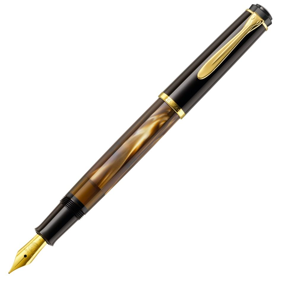 Pelikan Classic M200 Fountain Pen - Brown Marble - Pure Pens