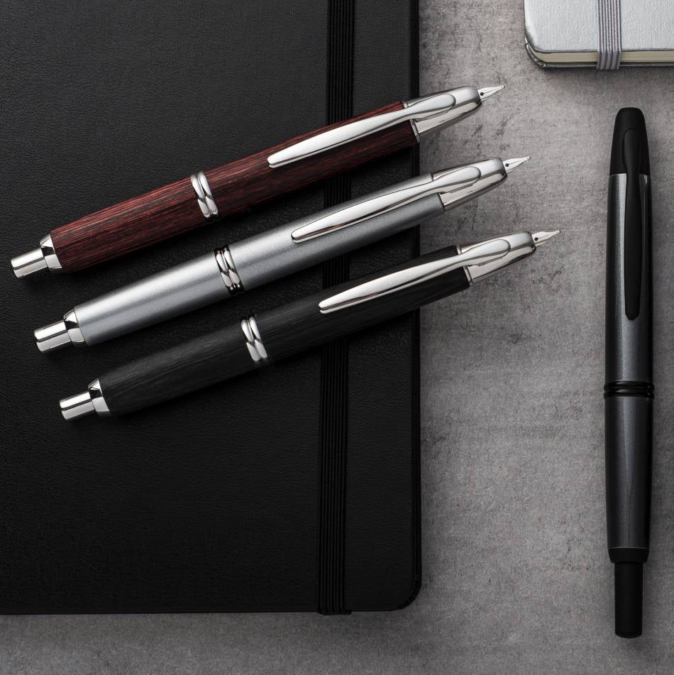 Pilot Capless Fountain Pen - Gunmetal Grey - Pure Pens