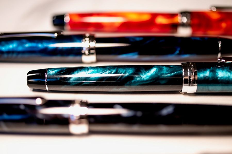 Pilot Custom Heritage SE Fountain Pen - Blue Marble - Pure Pens