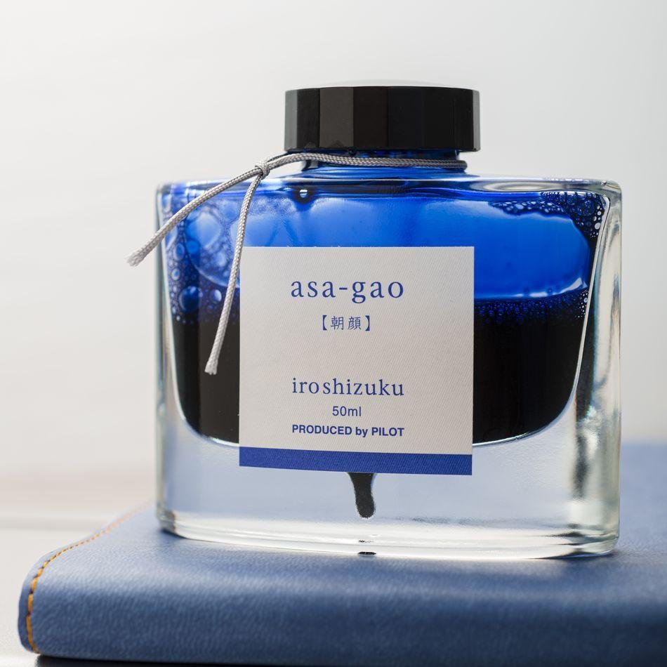 Pilot Iroshizuku Fountain Pen Ink - Asa-Gao (Morning Glory) - Pure Pens