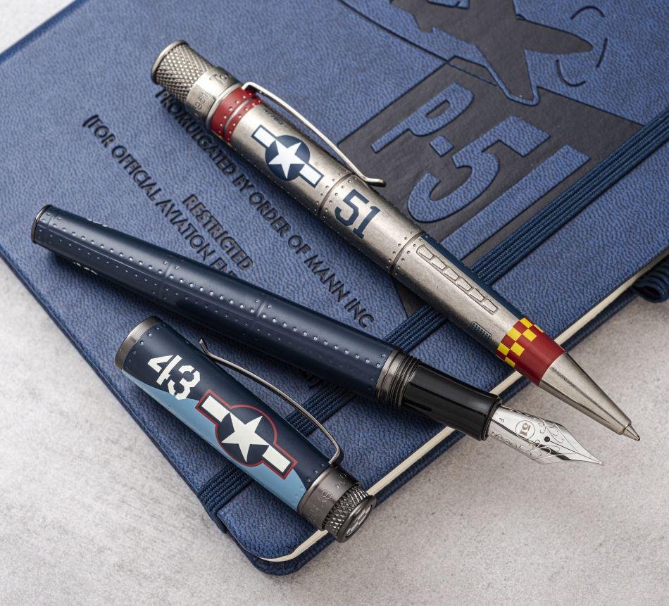 Retro 51 Tornado Vintage Metalsmith Ballpoint Pen - P-51 Mustang - Pure Pens
