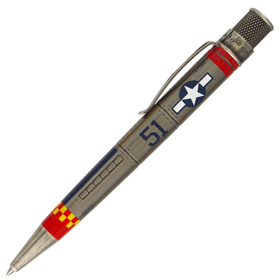 Retro 51 Tornado Vintage Metalsmith Rollerball Pen - P-51 Mustang - Pure Pens