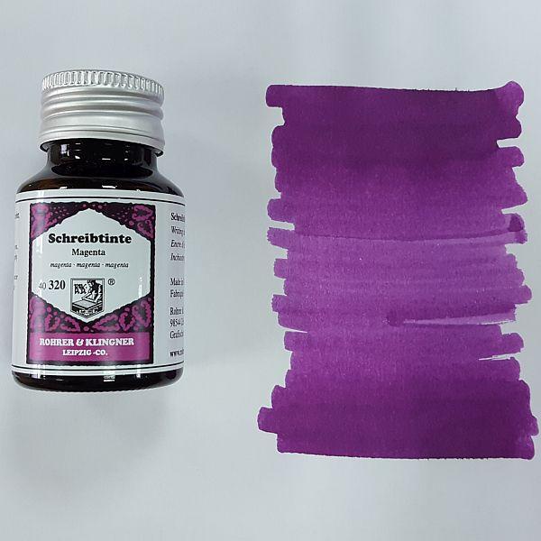 Rohrer & Klingner Fountain Pen Ink - Magenta No. 320 - Pure Pens