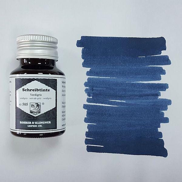 Rohrer & Klingner Fountain Pen Ink - Verdigris No. 505 - Pure Pens