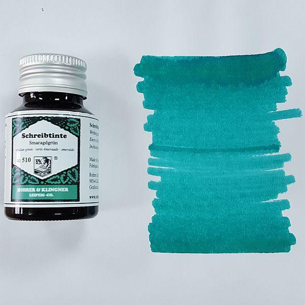 Rohrer & Klingner Fountain Pen Ink - Virdian Green No. 510 - Pure Pens