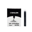 Sailor Ink Cartridges - Black - Pure Pens