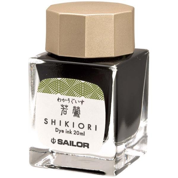 Sailor Shikiori Dye Ink - WakaUguisu - 20ml - Pure Pens