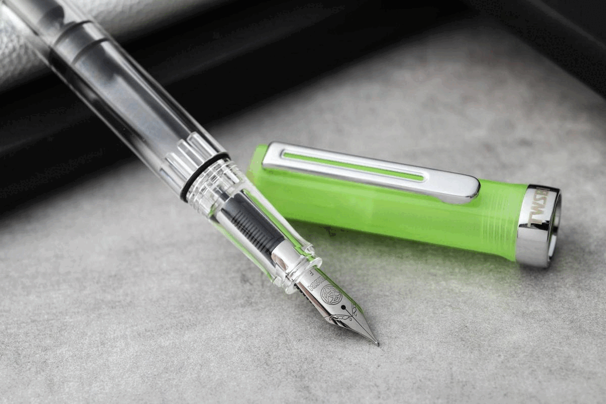 TWSBI Eco Fountain Pen - Glow Green - Pure Pens