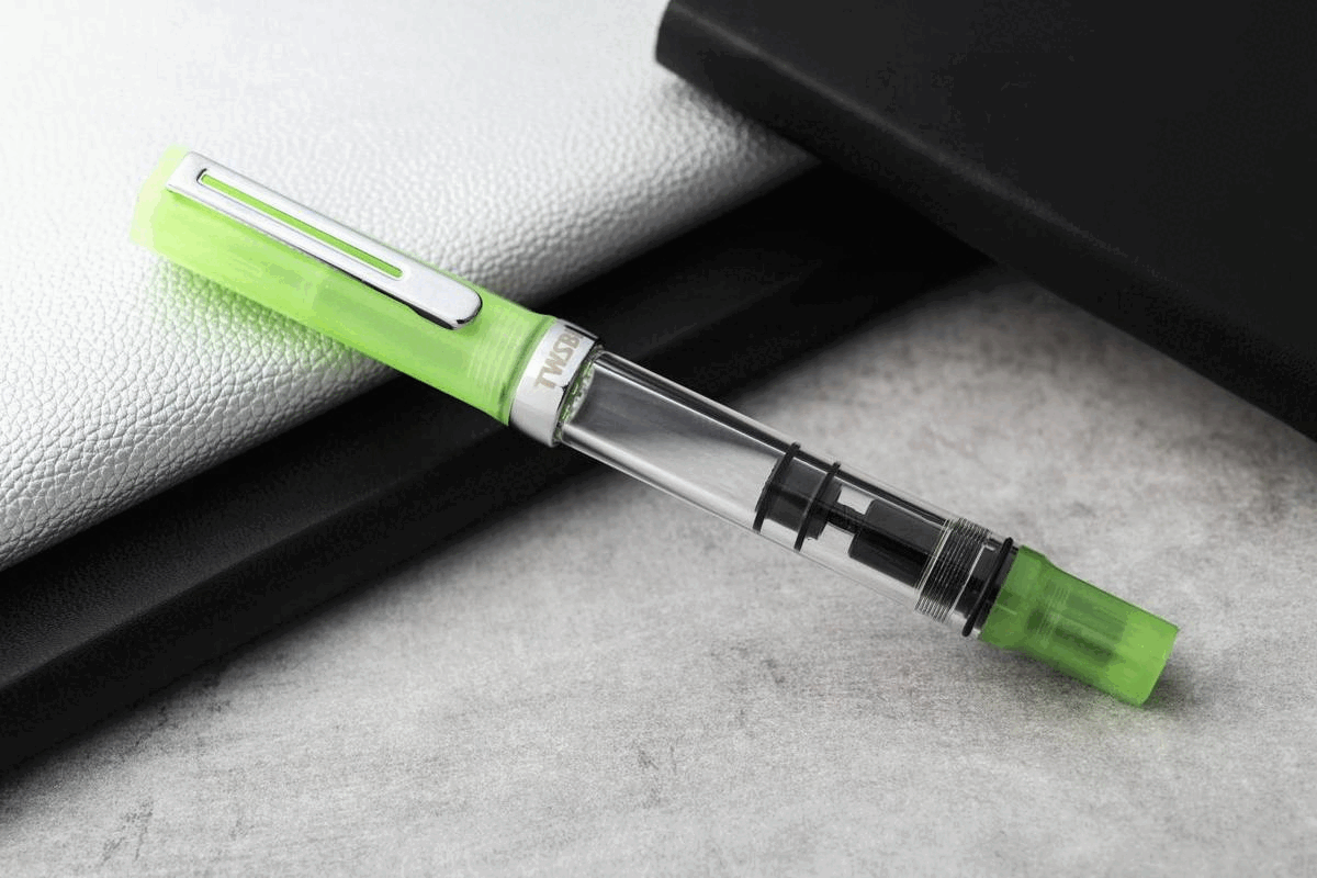 TWSBI Eco Fountain Pen - Glow Green - Pure Pens