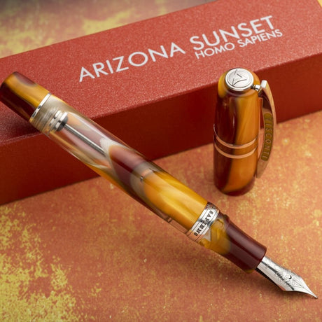 Visconti Homo Sapiens Fountain Pen - Arizona Sunset - Pure Pens