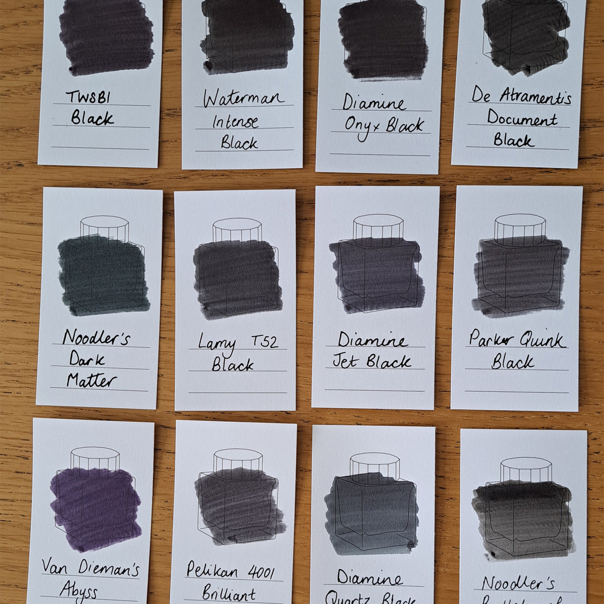 Which is your Blackest Ink? – Pure Pens