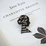 Literary Emporium Jane Eyre Bronte Pin Badge - Gothic Literature Collection