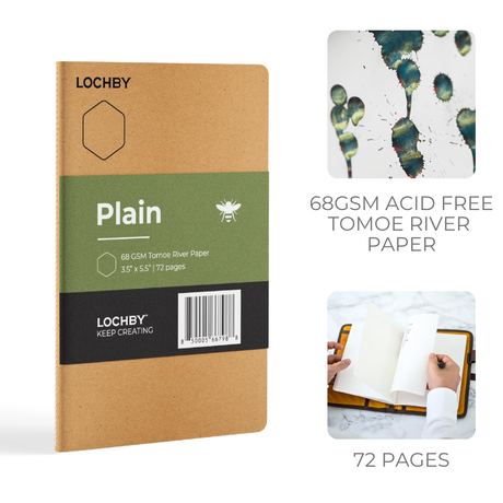 LOCHBY Tomoe River Pocket Notebook - Plain