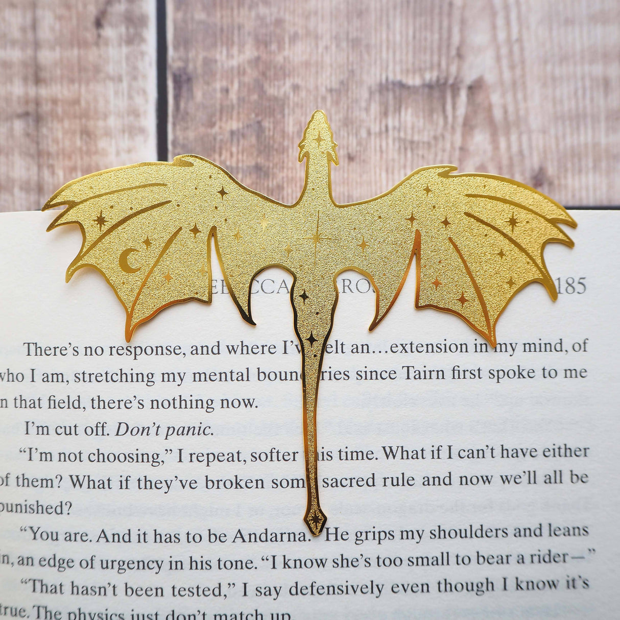 Literary Emporium Dragon Brass Bookmark