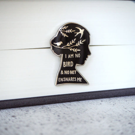 Literary Emporium Jane Eyre Bronte Pin Badge - Gothic Literature Collection