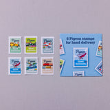 Pigeon 'Hand-delivered' Stamp Stickers