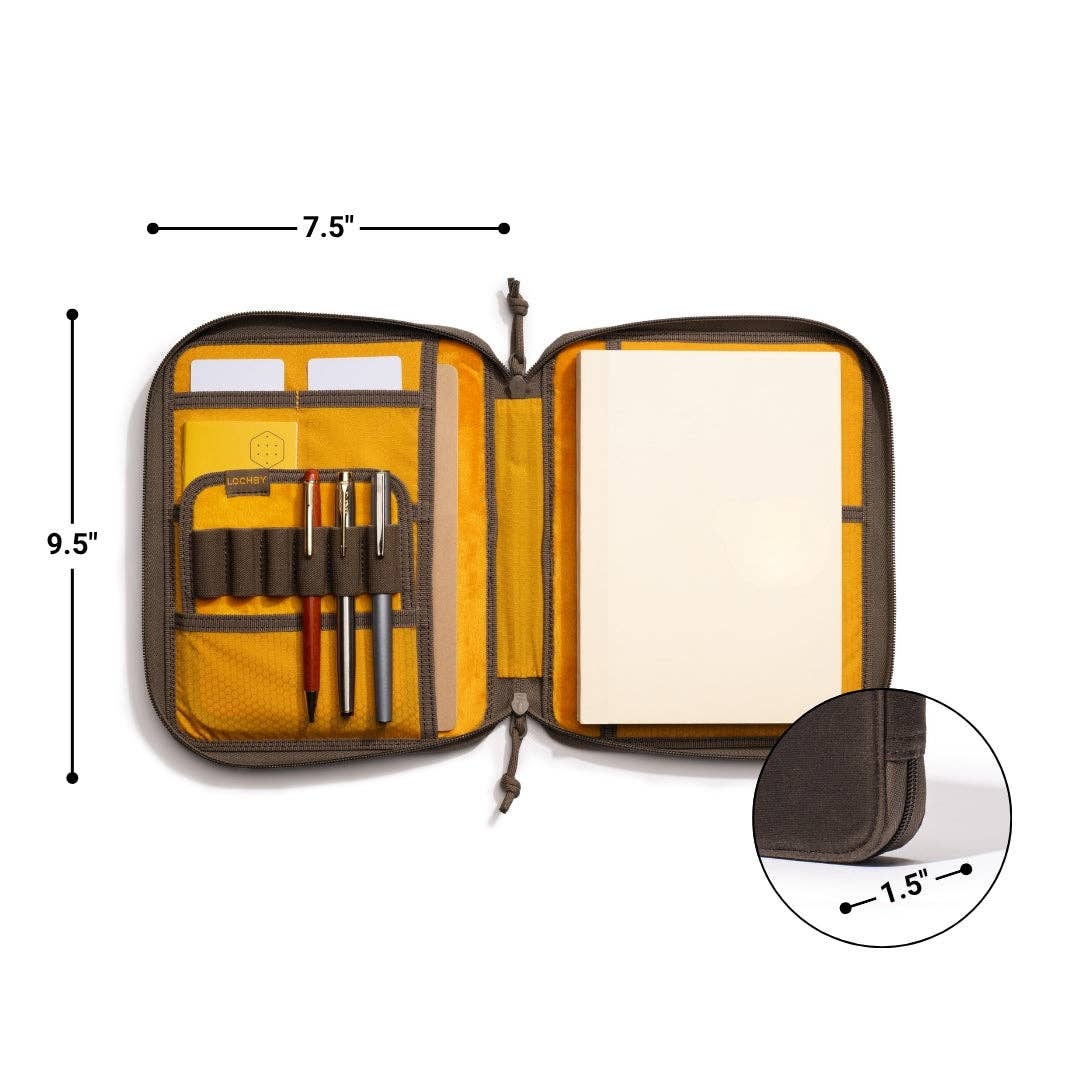 LOCHBY Canvas Daily Zip Folio A5