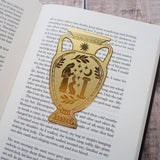 Literary Emporium Greek Vase Brass Bookmark