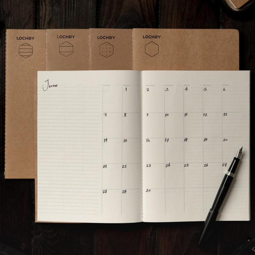 LOCHBY A5 Tomoe River 6 Month Planner