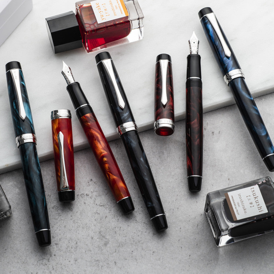 Pilot Custom Heritage SE Fountain Pen - Black Marble – Pure Pens