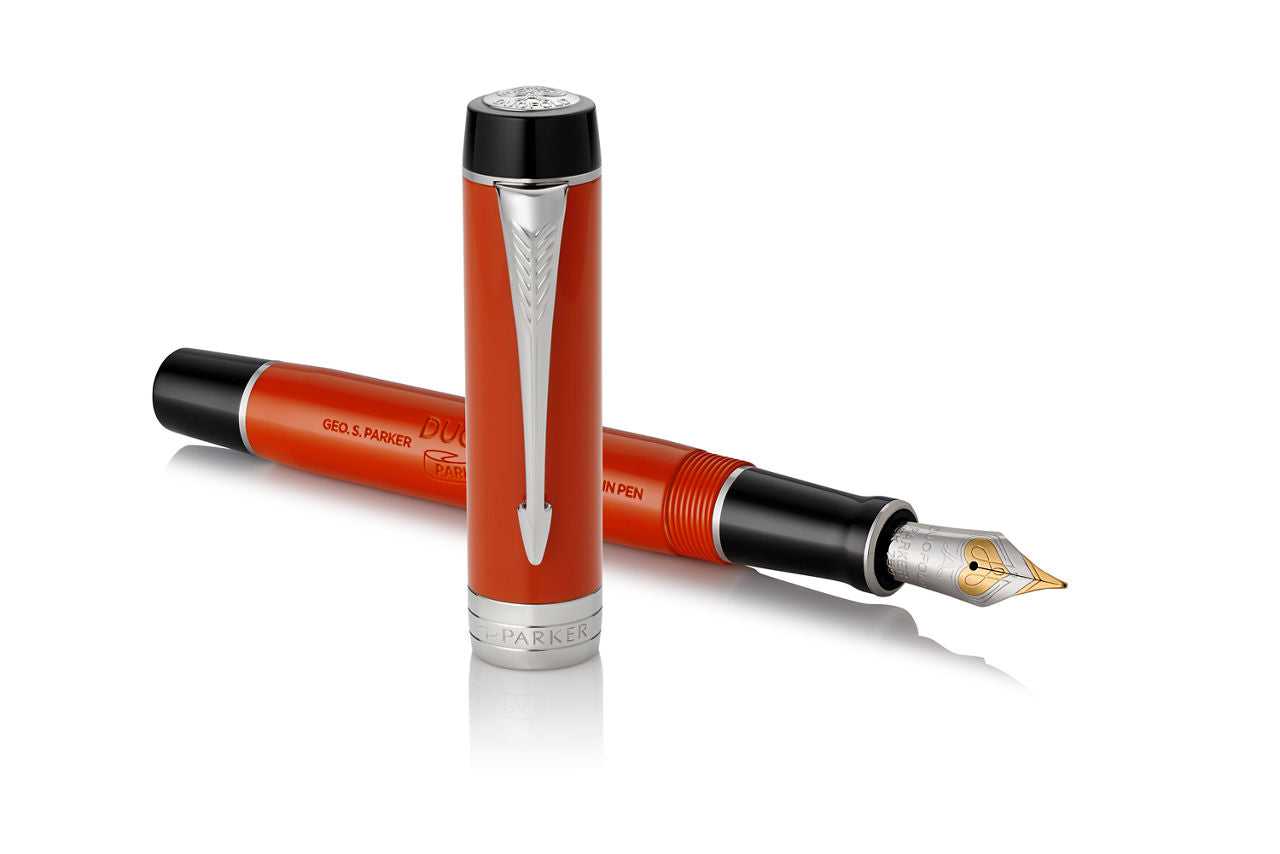 Parker Duofold Centennial Fountain Pen - Big Red Vintage | Pure Pens