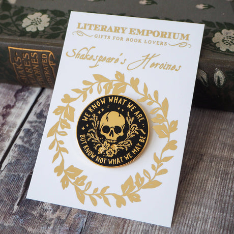 Literary Emporium Ophelia Enamel Pin Badge - Shakespeare's Heroines Collection