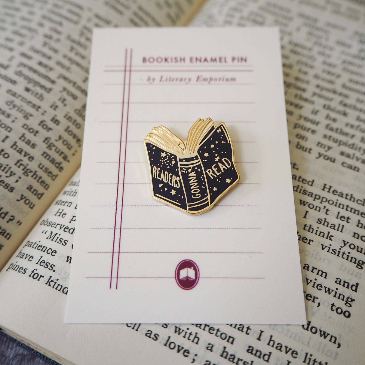 Literary Emporium Readers Gonna Read - Book Lover Enamel Pin Badge