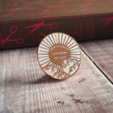 Literary Emporium Little Women Light Behind The Clouds Enamel Pin Badge