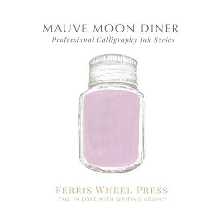 Ferris Wheel Press Calligraphy 28ml Ink - Mauve Moon Diner