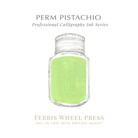 Ferris Wheel Press Calligraphy 28ml Ink - Perm Pistachio