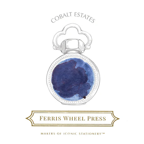 Ferris Wheel Press 38ml Ink - Cobalt Estates