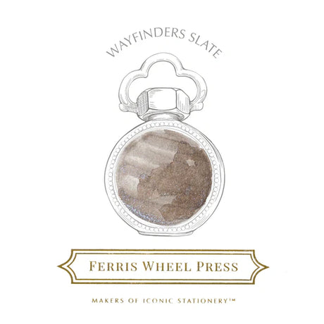Ferris Wheel Press 38ml Ink - Wayfinders Slate