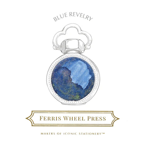 Ferris Wheel Press Limited Edition 38ml Ink - Blue Revelry (2025)